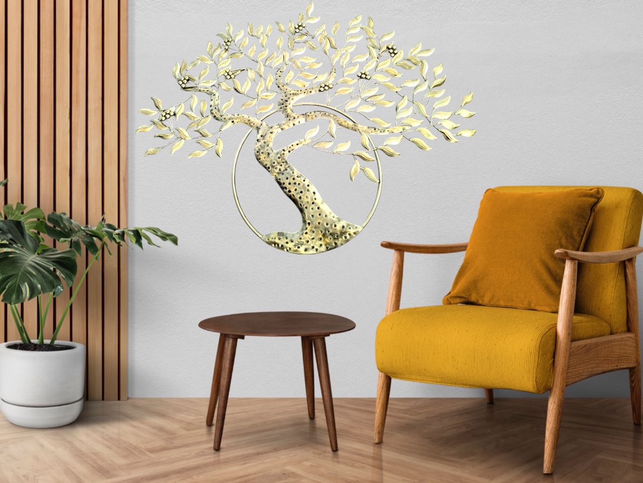 Woodland Whispers Metal Tree Decor