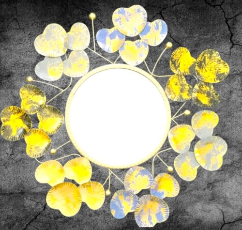 Sunny Floral Rustic reflection Mirror - Image 3