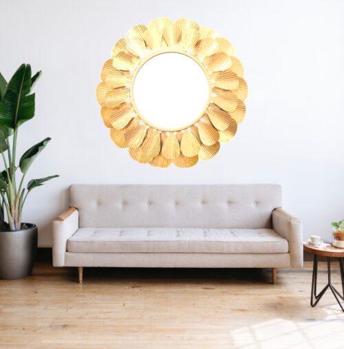 Floral Glimmer Mirror