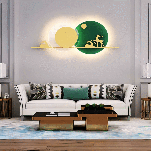 Nature_s Muse - Modern Backlit Wall Decor