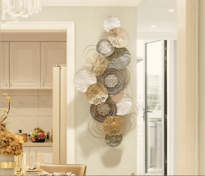 Whimsical Floral Tale - Luxury Metal Art