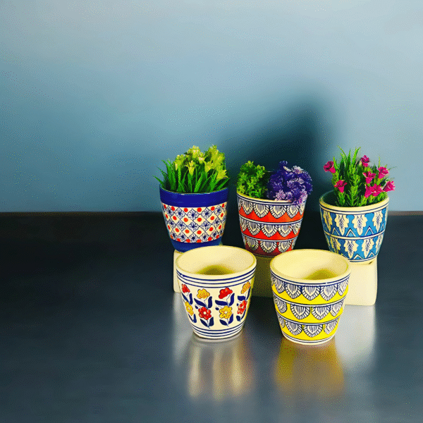 Fine Art Office Desk Pot Holder Set of 5