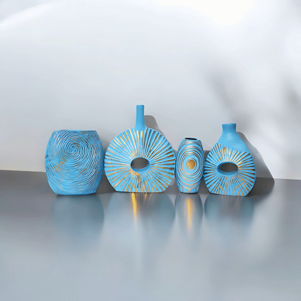 Chic Cluster Flower Vases - Set of 4
