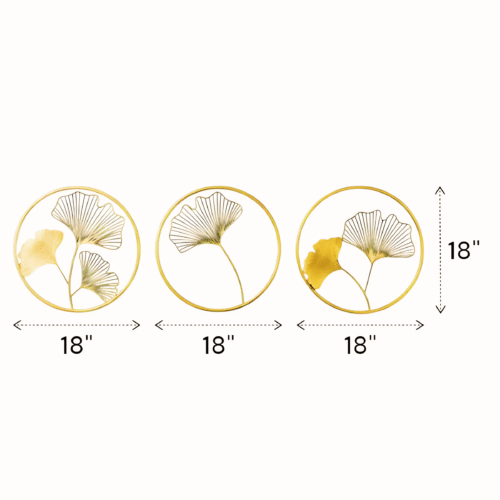 Ascent of Twigs - Metal Decor - Set of 3 - Image 2