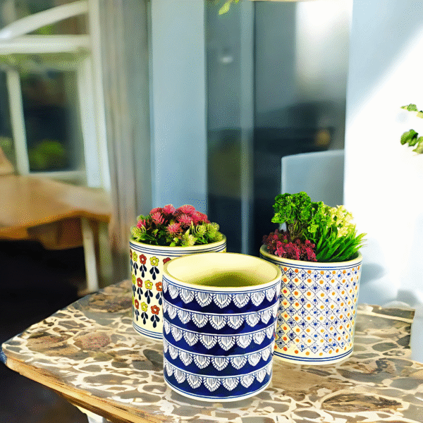Office Desk Pot- Plant Holder Set of 3
