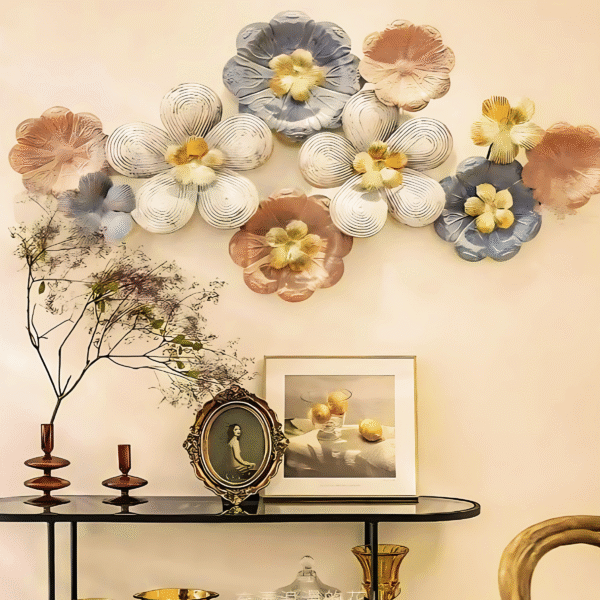 Opulent Flower Spring - Metal Wall Decor