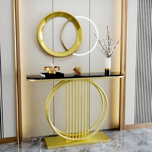 Spatial Harmony Console Table Powder Coated