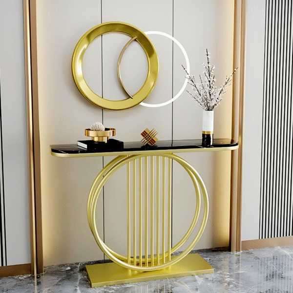Spatial Harmony Console Table Powder Coated