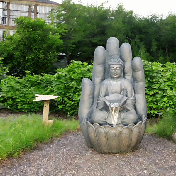 Palm Budha Mudra Waterfountain