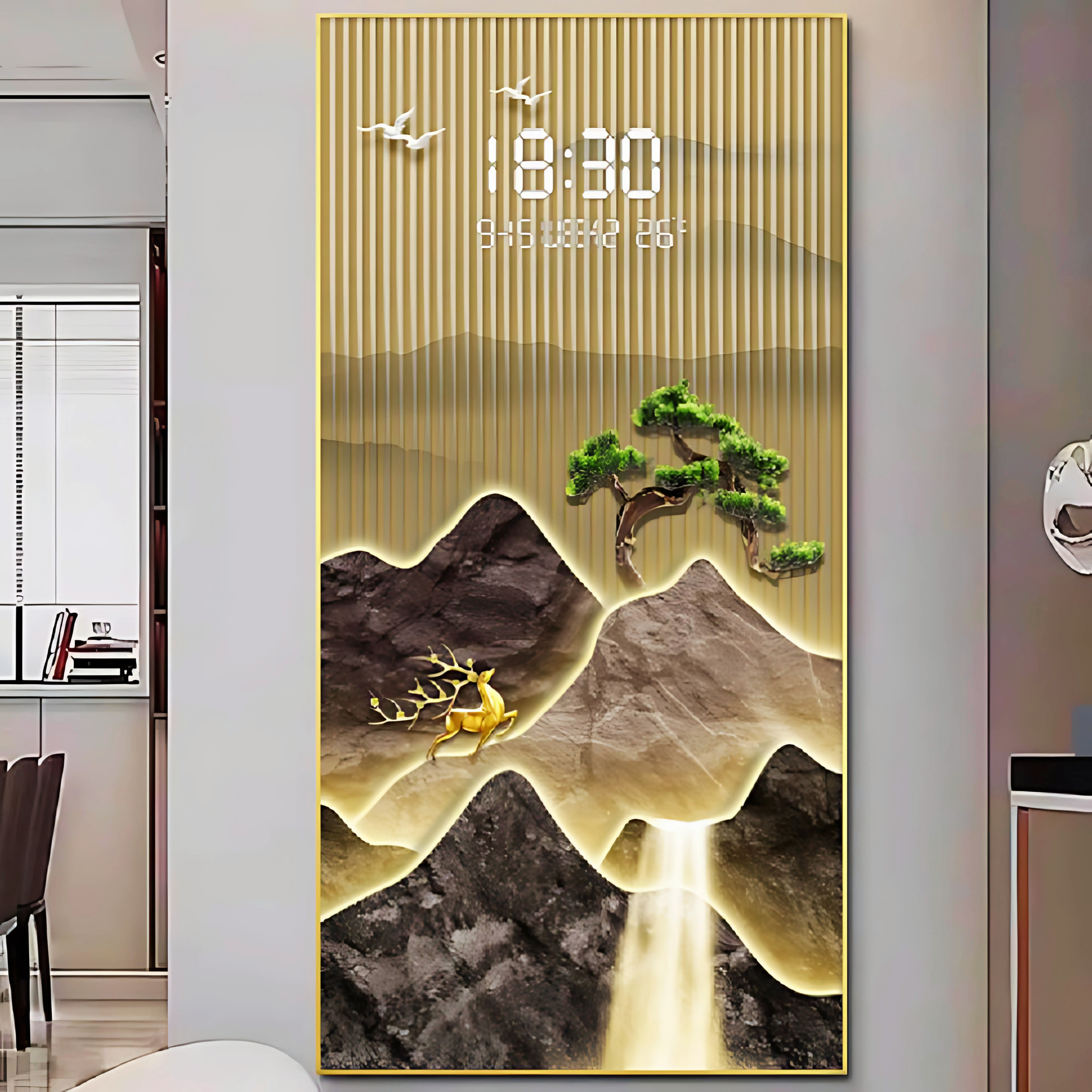 Nature_s Love Digital Clock