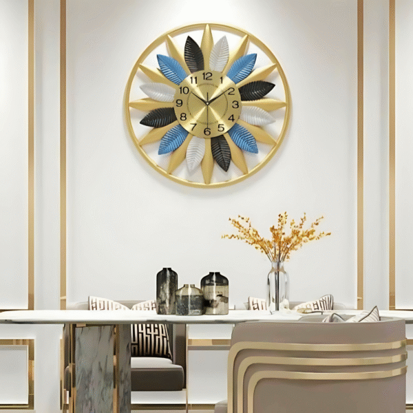 Petals of Time Wall Clock