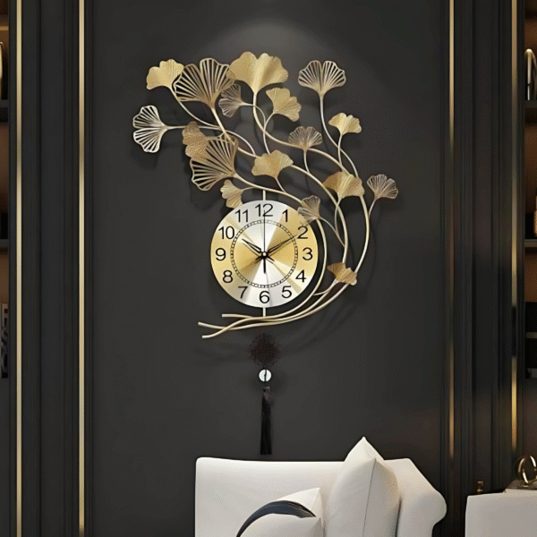 Blossom of Time - Metal Wall Clock