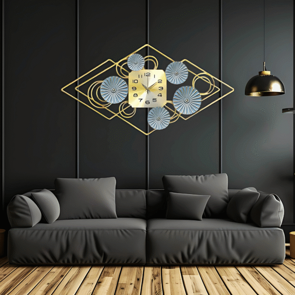 DecoTime Elegance - Metal Wall Clock